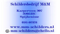 Schildersbedrijf M&M Contact